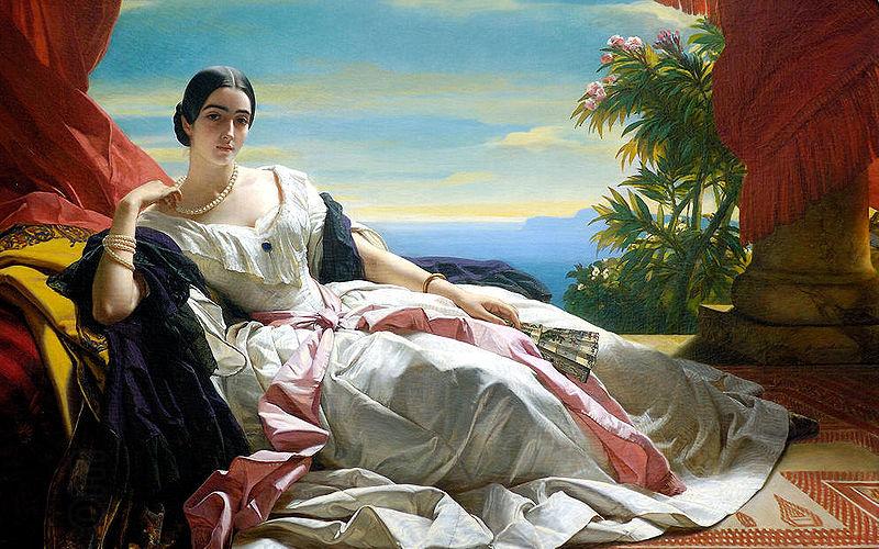 Franz Xaver Winterhalter Princess of Sayn-Wittgenstein oil painting picture